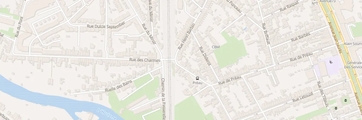 Plan du 141 Rue Henri Barbin au Mans