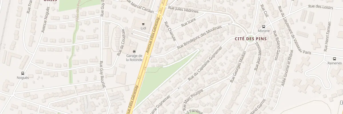 Plan du 12 Rue Brindejonc des Moulinais au Mans
