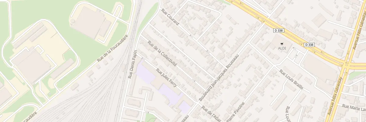 Plan du 22 Rue de la Collectivité au Mans