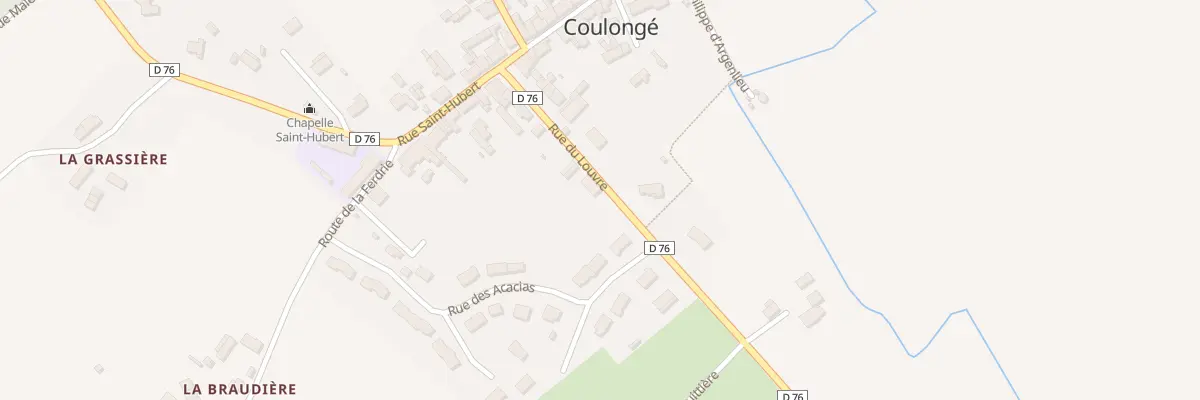 Plan du 10 Rue du Louvre à Coulongé