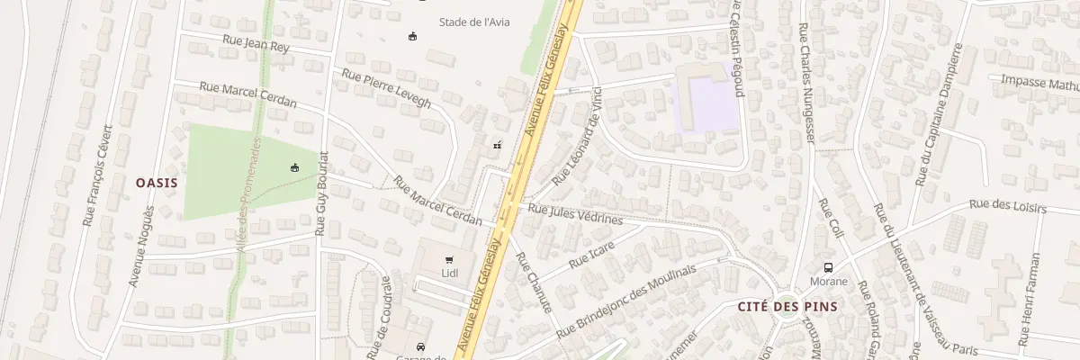 Plan du 12 Rue Léonard de Vinci au Mans