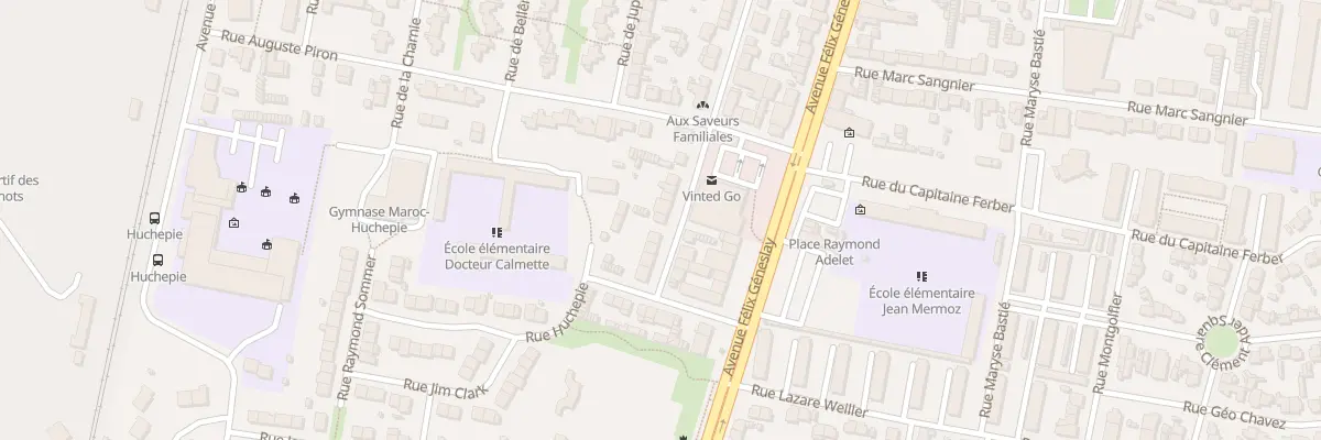 Plan du 72 Rue du Docteur Calmette au Mans