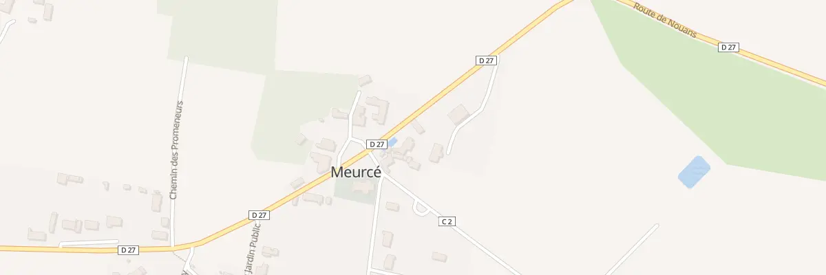 Plan du 2 Rte de Nouans à Meurcé