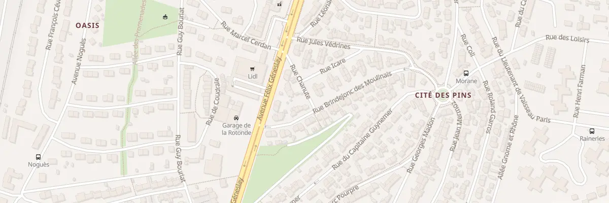 Plan du 11 Rue Brindejonc des Moulinais au Mans