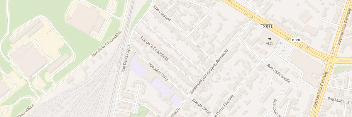 Plan du 20 Rue de la Collectivité au Mans