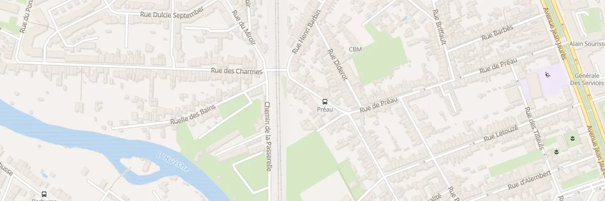 Plan du 103B Rue de Préau au Mans