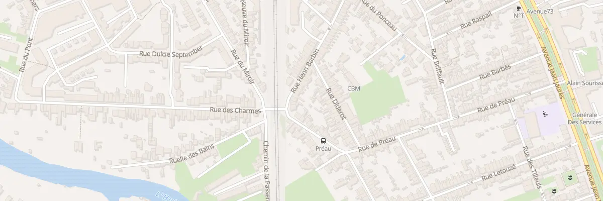 Plan du 135 Rue Henri Barbin au Mans