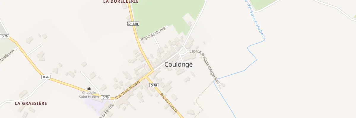 Plan du 2 Pl de l’Eglise à Coulongé