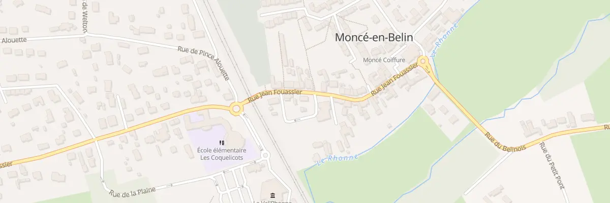 Plan du 54 Rue Jean Fouassier à Moncé-en-Belin