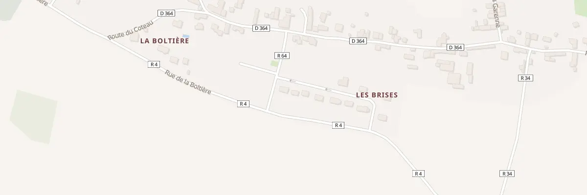 Plan du 4 Rue des Brises à La Roche-Clermault