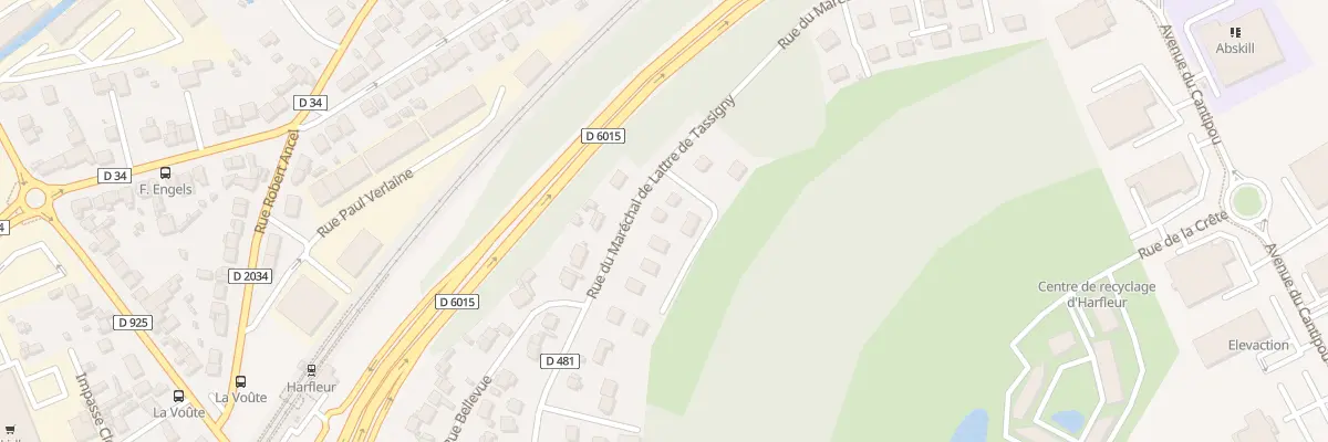 Plan du 46 Rue Mal de Lattre de Tassigny à Harfleur
