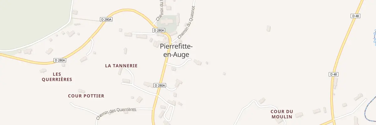 Plan du 117 Rte de la Pierre Dréssée à Pierrefitte-en-Auge