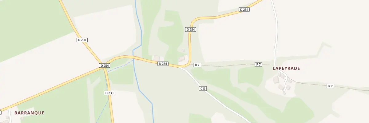 Plan du 5172 Au Moulin à Lagraulet-du-Gers