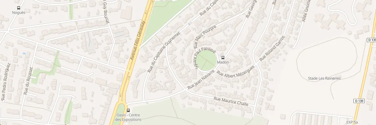 Plan du 9 Sq Paul Painlevé au Mans
