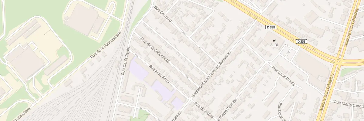 Plan du 18 Rue de la Collectivité au Mans