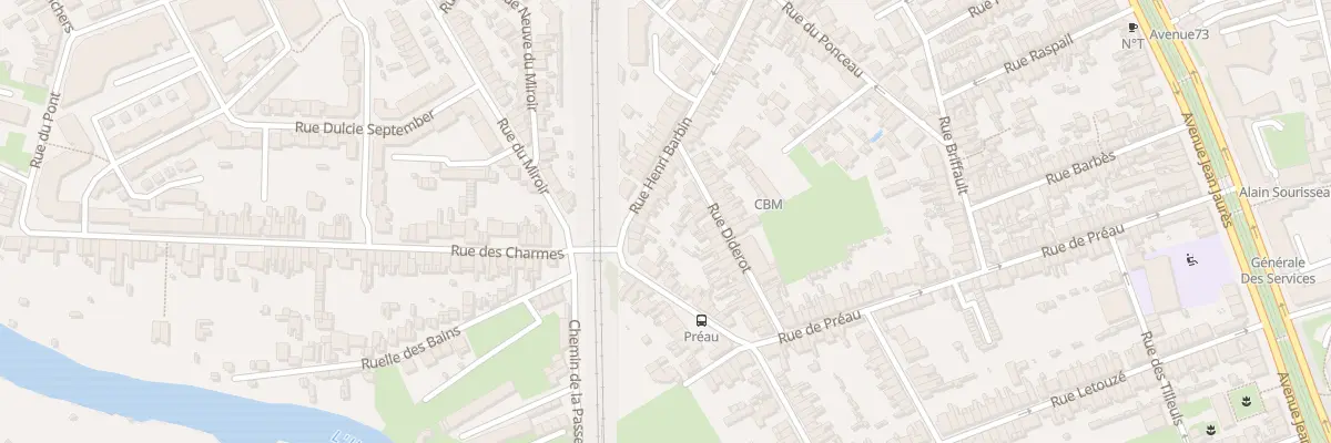 Plan du 133 Rue Henri Barbin au Mans