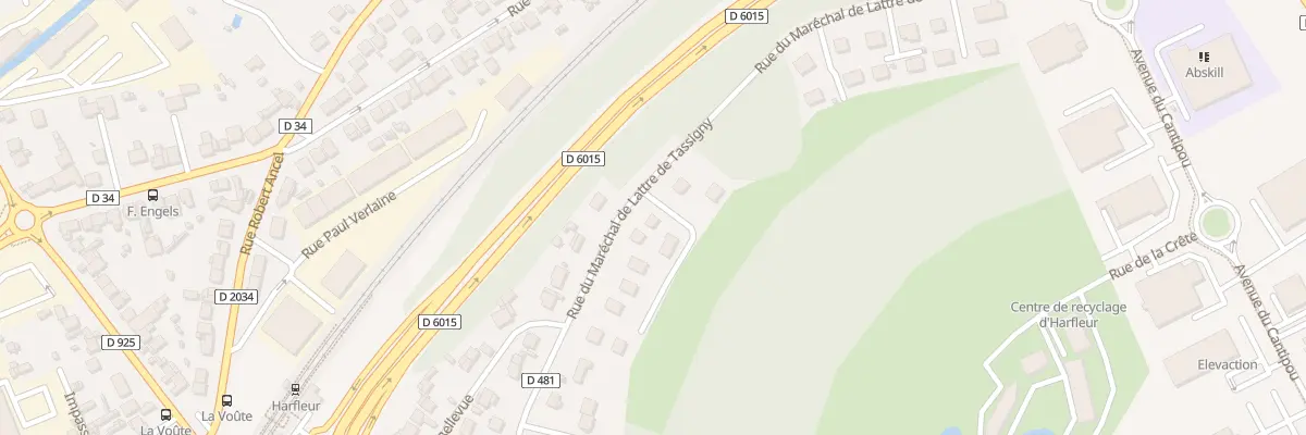 Plan du 52 Rue Mal de Lattre de Tassigny à Harfleur