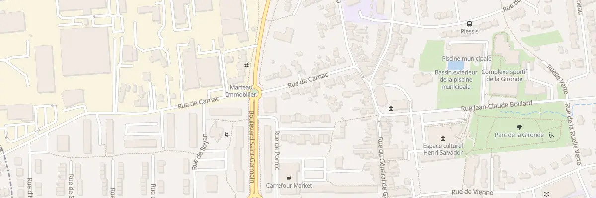 Plan du 11 Rue de Carnac à Coulaines