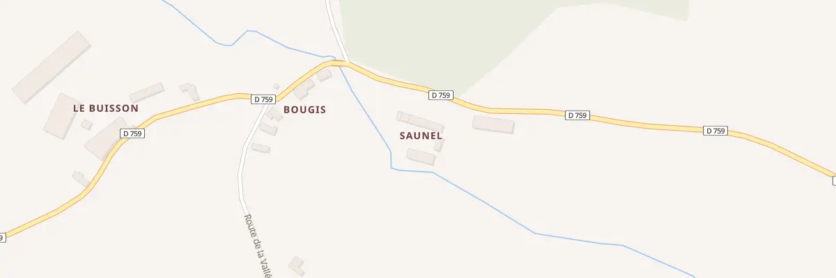 Plan du 31 Saunel à Bursard