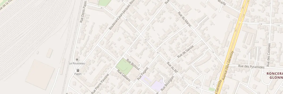 Plan du 99 Rue Pierre Pavoine au Mans