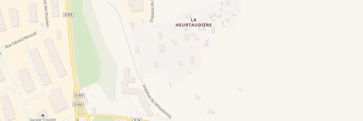Plan du 72 Rte de la Heurtaudière à Vimoutiers