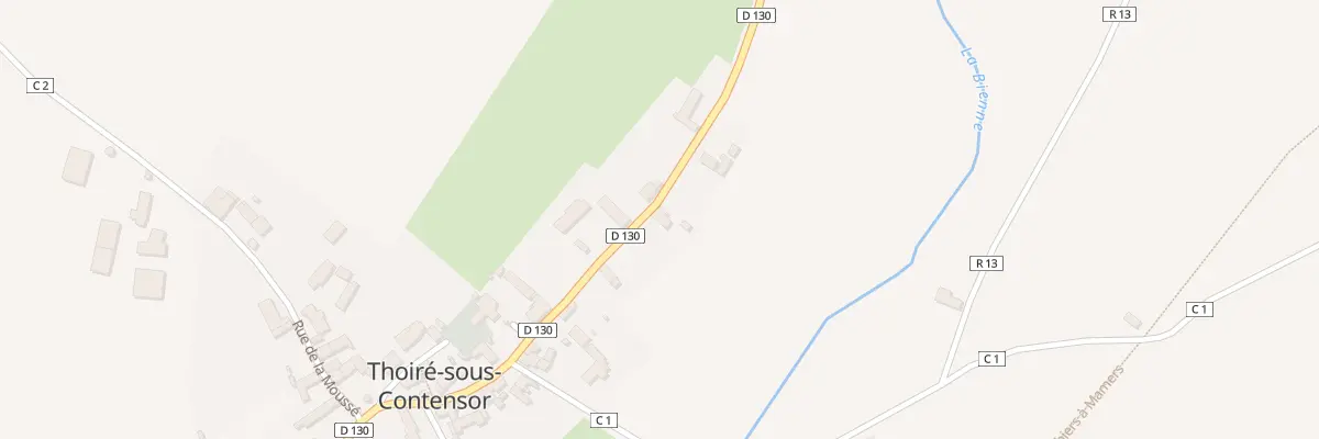 Plan du 8 Rue Principale à Thoiré-sous-Contensor