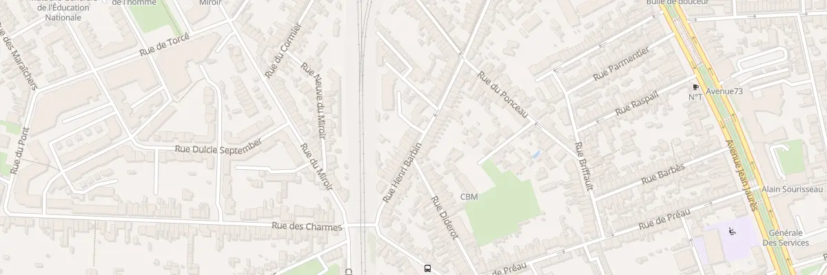 Plan du 122 Rue Henri Barbin au Mans
