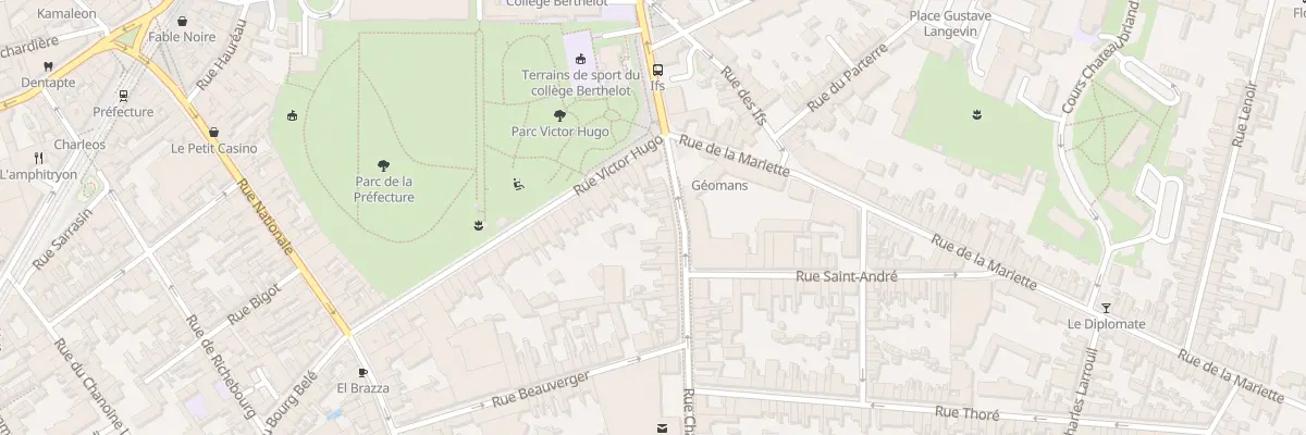 Plan du 42 Rue Chanzy au Mans