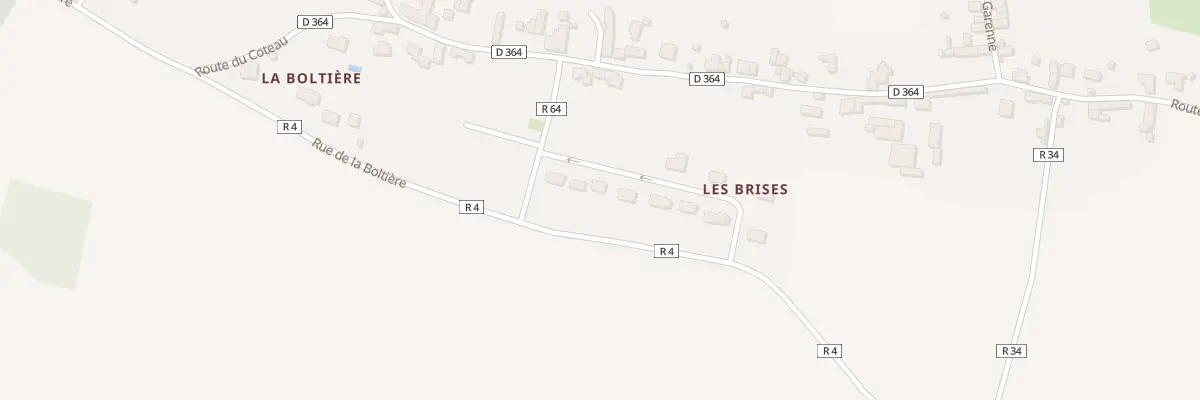 Plan du 6 Rue des Brises à La Roche-Clermault