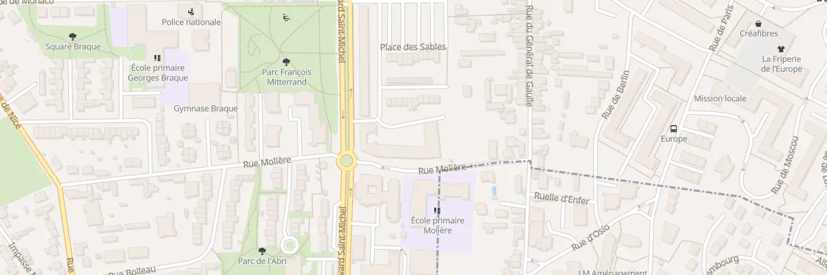 Plan du 4B Rue Molière à Coulaines