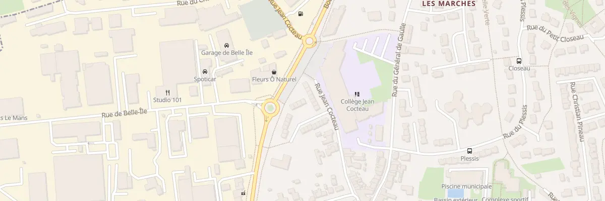 Plan du 33 Pl du Croisic à Coulaines