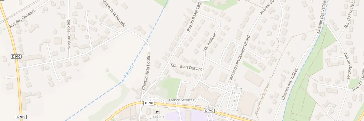Plan du 3 Rue Henri Dunant à Ruffec