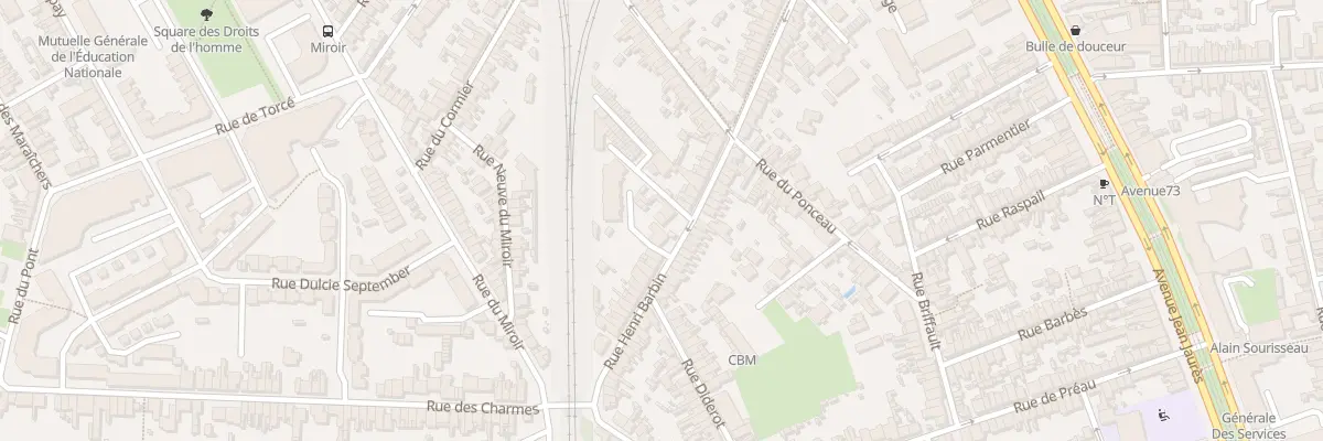 Plan du 116 Rue Henri Barbin au Mans