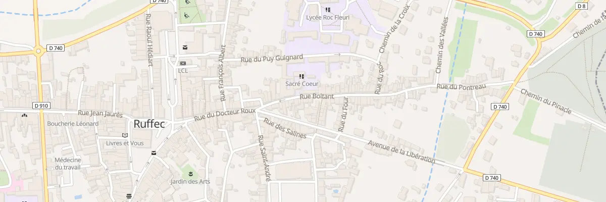 Plan du 51B Rue Boitant à Ruffec