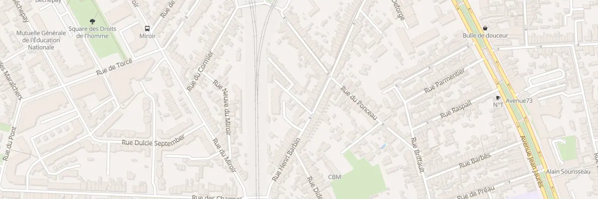 Plan du 118 Rue Henri Barbin au Mans