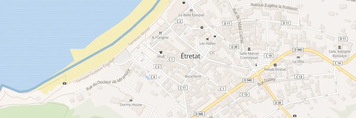 Plan du 32 Rue Alphonse Karr à Étretat