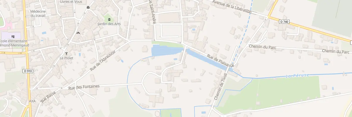 Plan du 2 Rue du Chateau à Ruffec