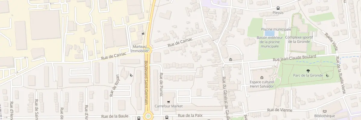 Plan du 11 Rue du Touquet à Coulaines