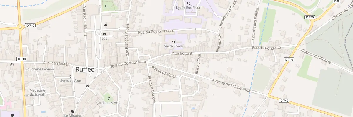 Plan du 51 Rue Boitant à Ruffec
