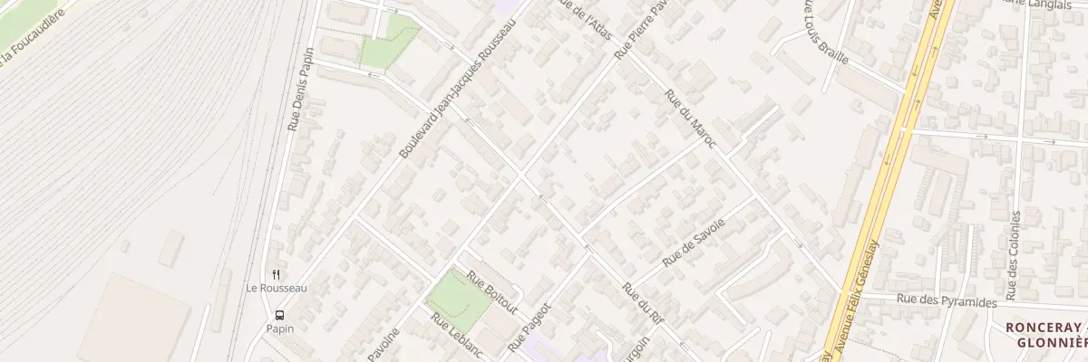 Plan du 17 Rue du Rif au Mans