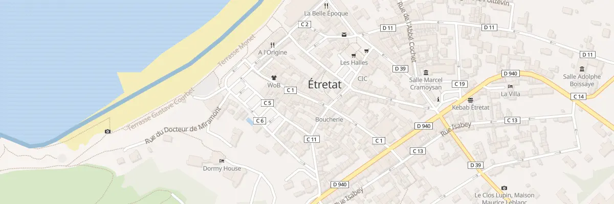 Plan du 31 Rue Alphonse Karr à Étretat
