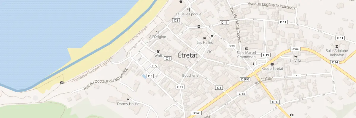 Plan du 30 Rue Alphonse Karr à Étretat