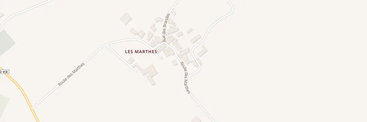 Plan du 29 Rte des Marthes à Pillac