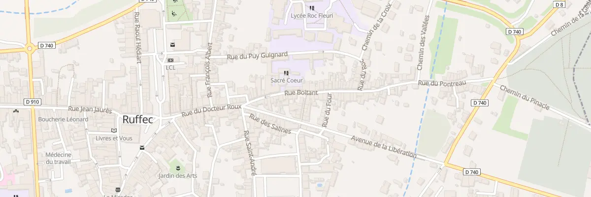 Plan du 49 Rue Boitant à Ruffec