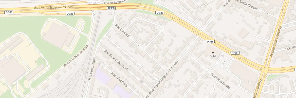 Plan du 16 Rue Courard au Mans