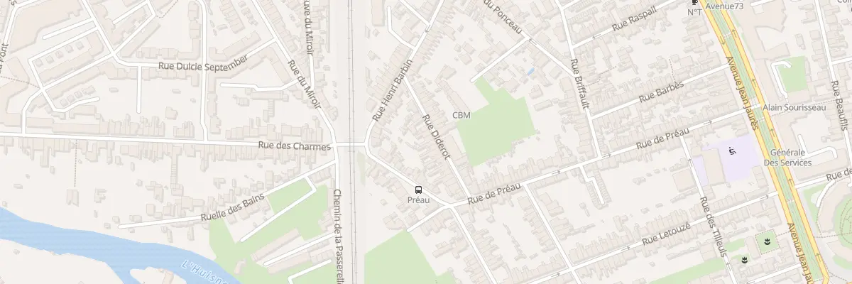 Plan du 16 Rue Diderot au Mans