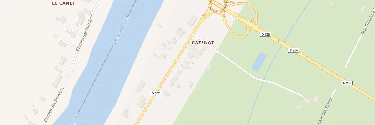 Plan du 102 Av du Maréchal Leclerc à Pineuilh