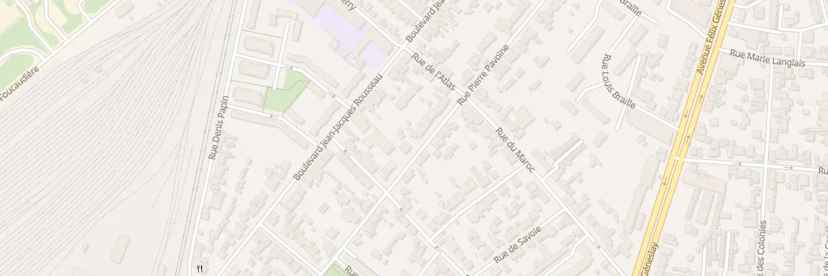 Plan du 72 Rue Pierre Pavoine au Mans
