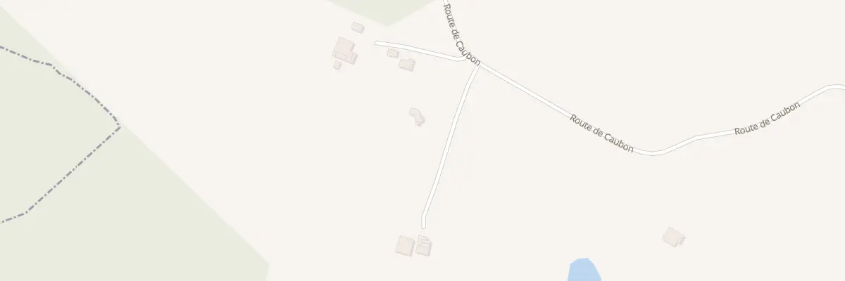 Plan du 807 Rte de Caubon à Saint-Avit