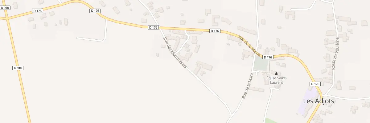 Plan du 4 Rue des Marronniers aux Adjots